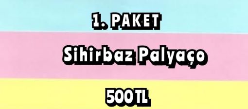 www.palyaco.org sihirbaz palyaco 1. paket